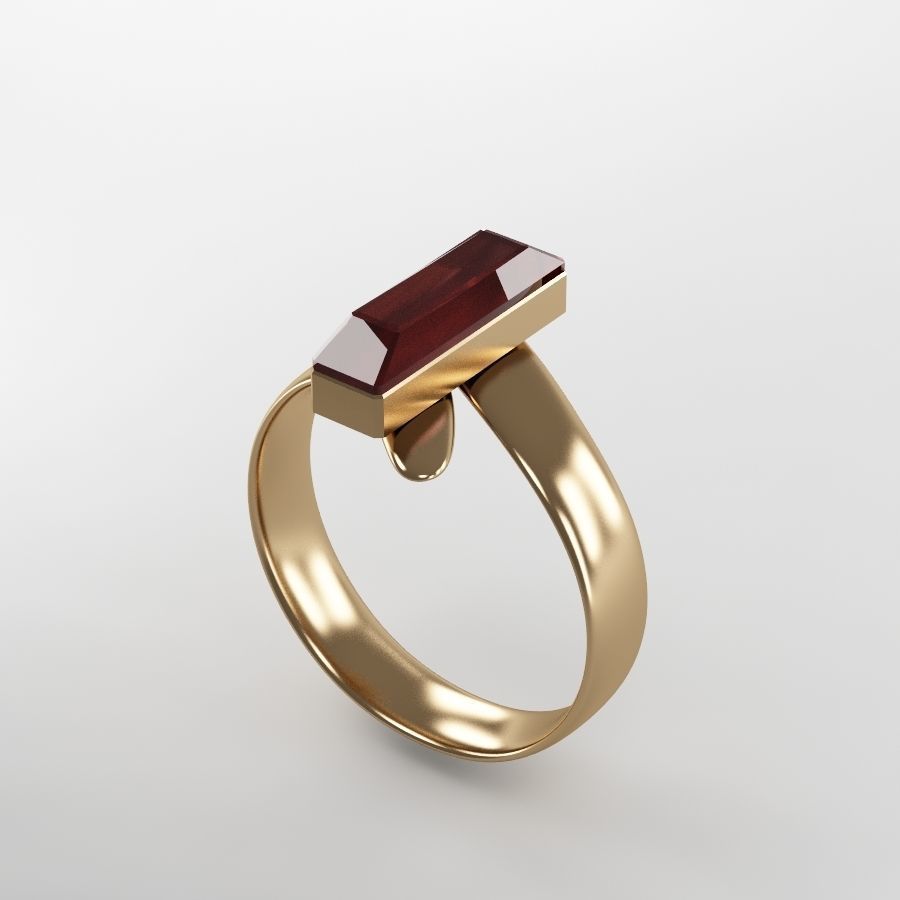 Jewel ring 01 3D model_1