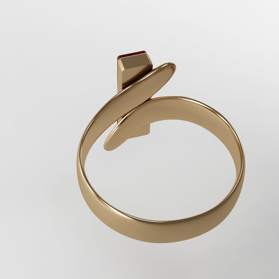 Jewel ring 01 3D model_4