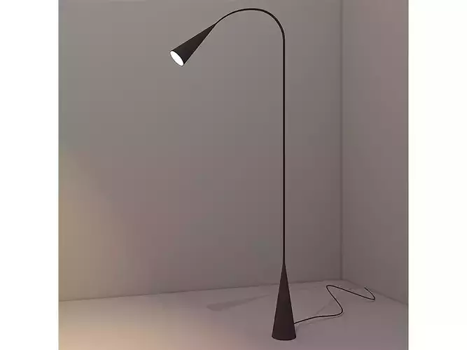 Delaktig floor lamp with shade
