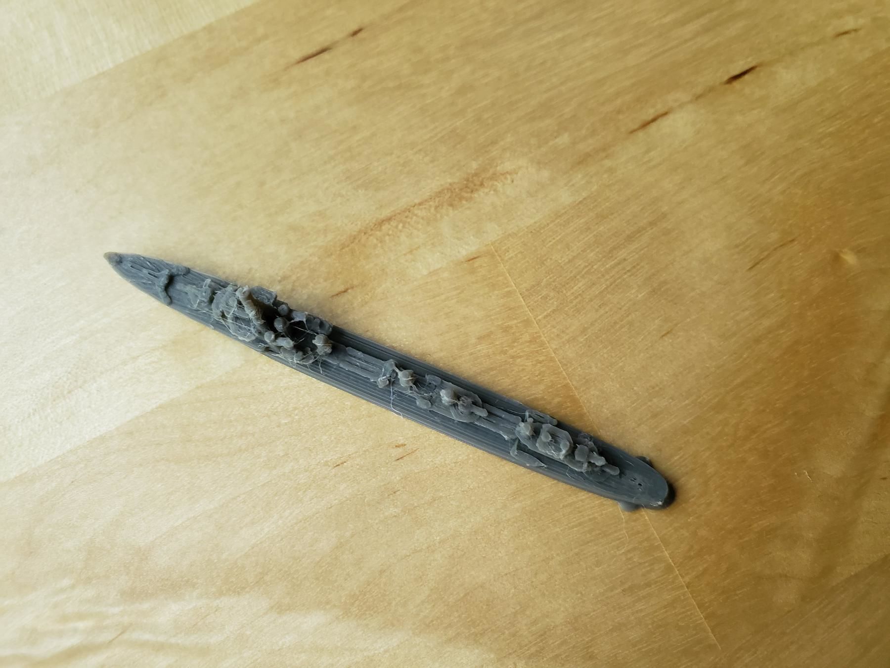 French Guepard Class Destroyer Warship 3D print model_9