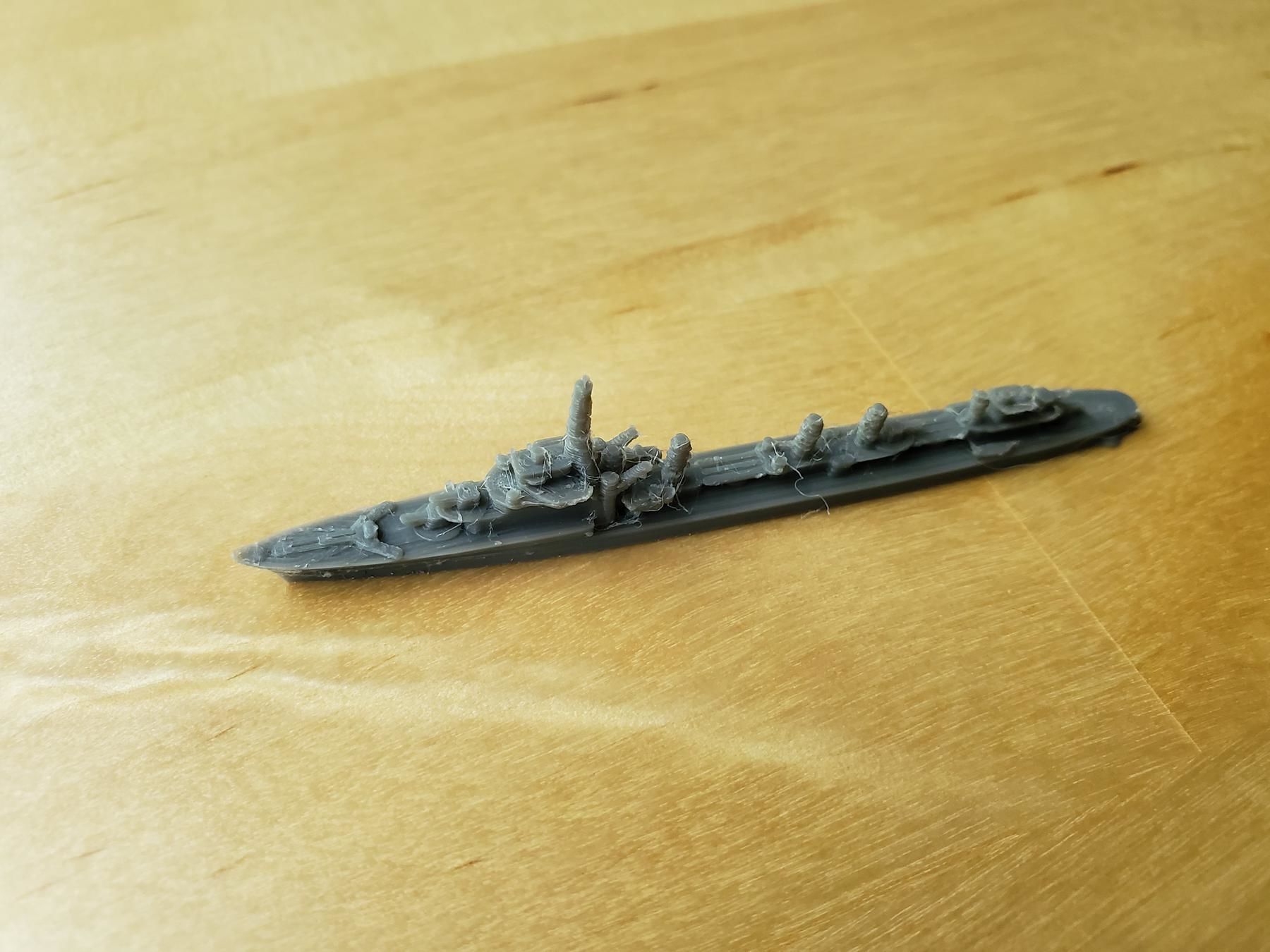 French Guepard Class Destroyer Warship 3D print model_7