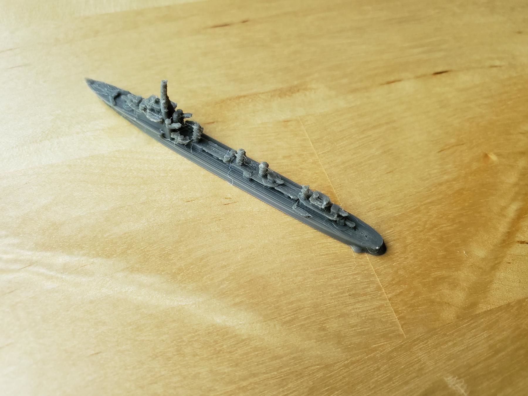 French Guepard Class Destroyer Warship 3D print model_8