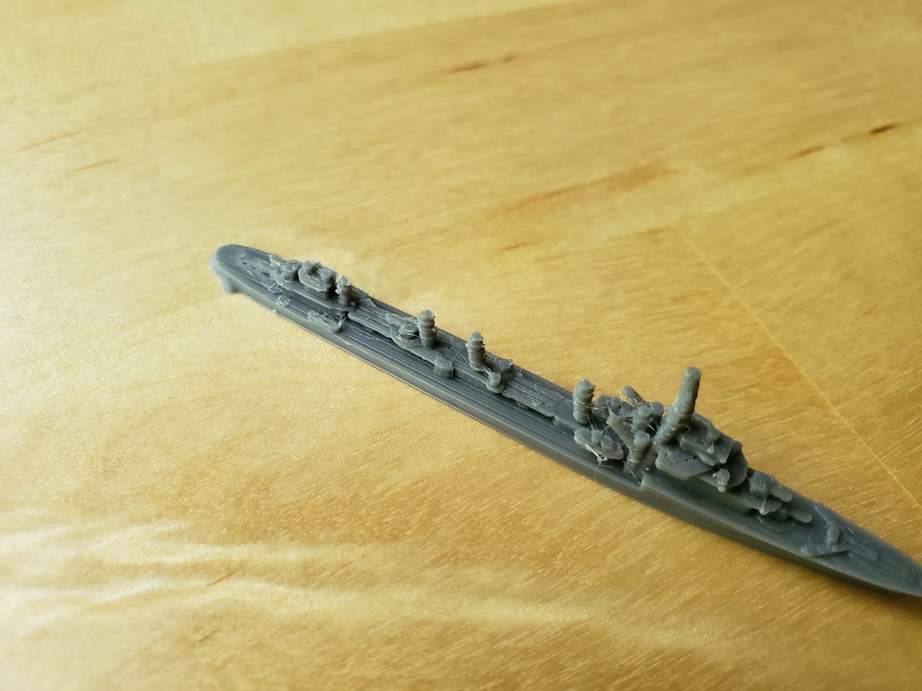 French Guepard Class Destroyer Warship 3D print model_5