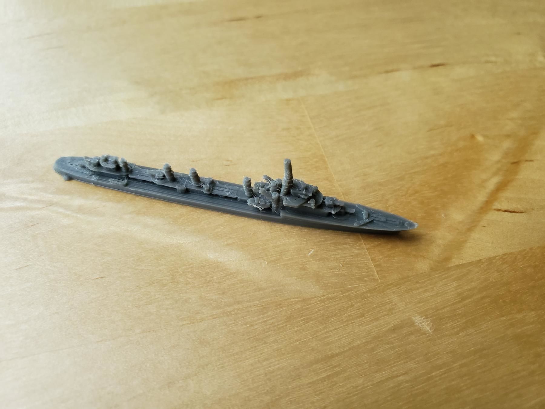 French Guepard Class Destroyer Warship 3D print model_3