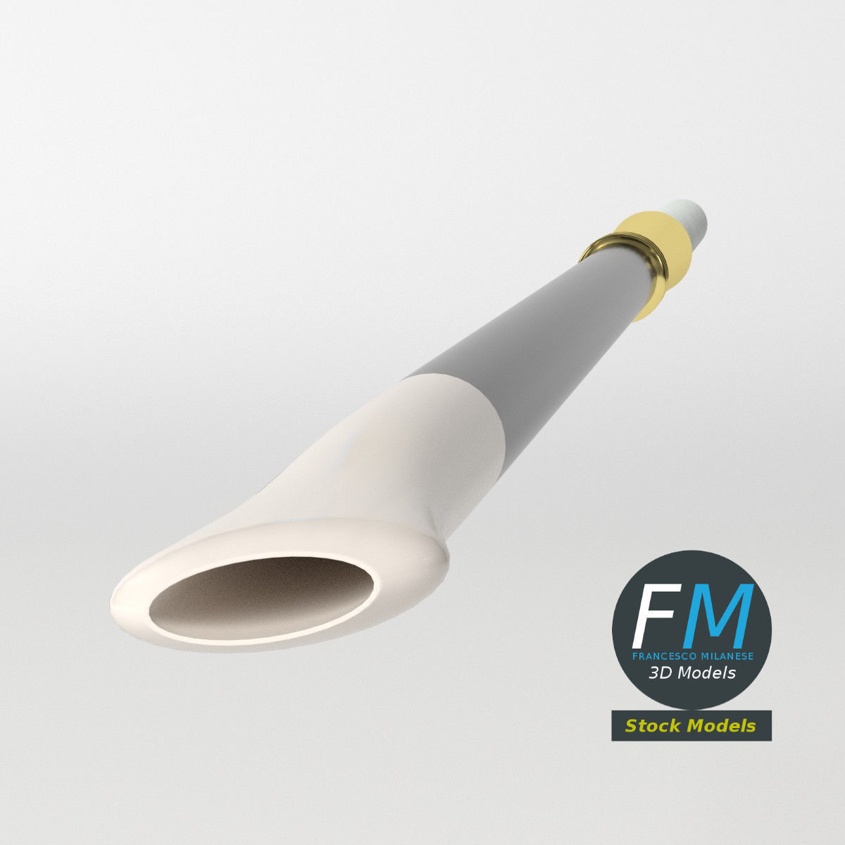 Cigarette holder 3D model_5