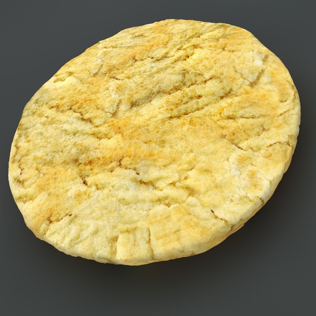 Realistic Cookie chocolate chip 3D model_1