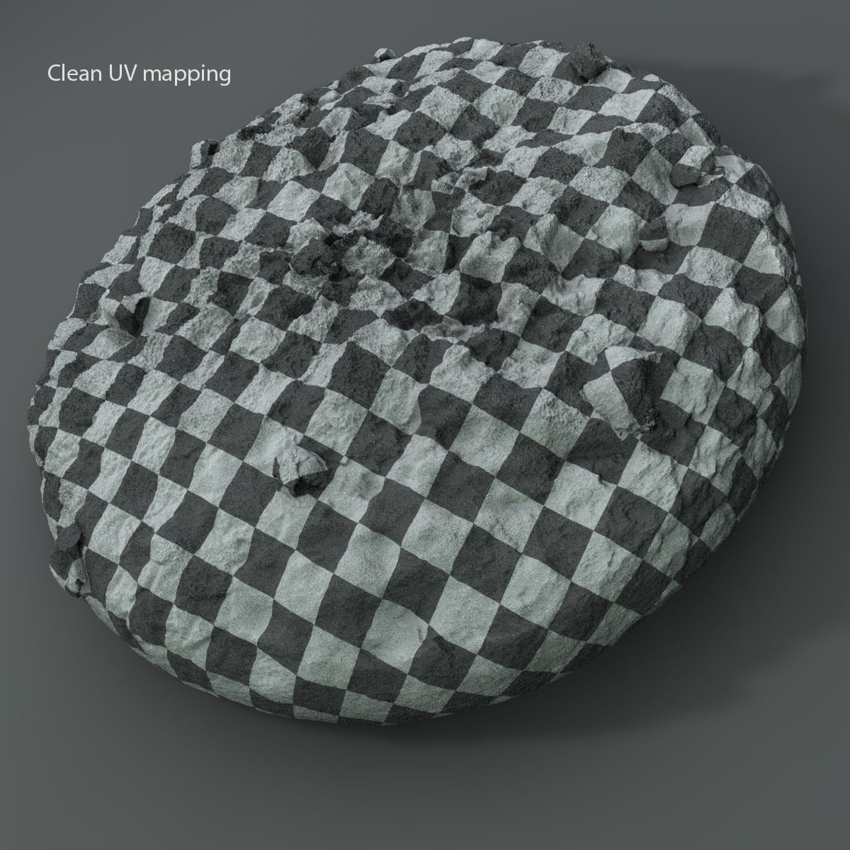 Realistic Cookie chocolate chip 3D model_5