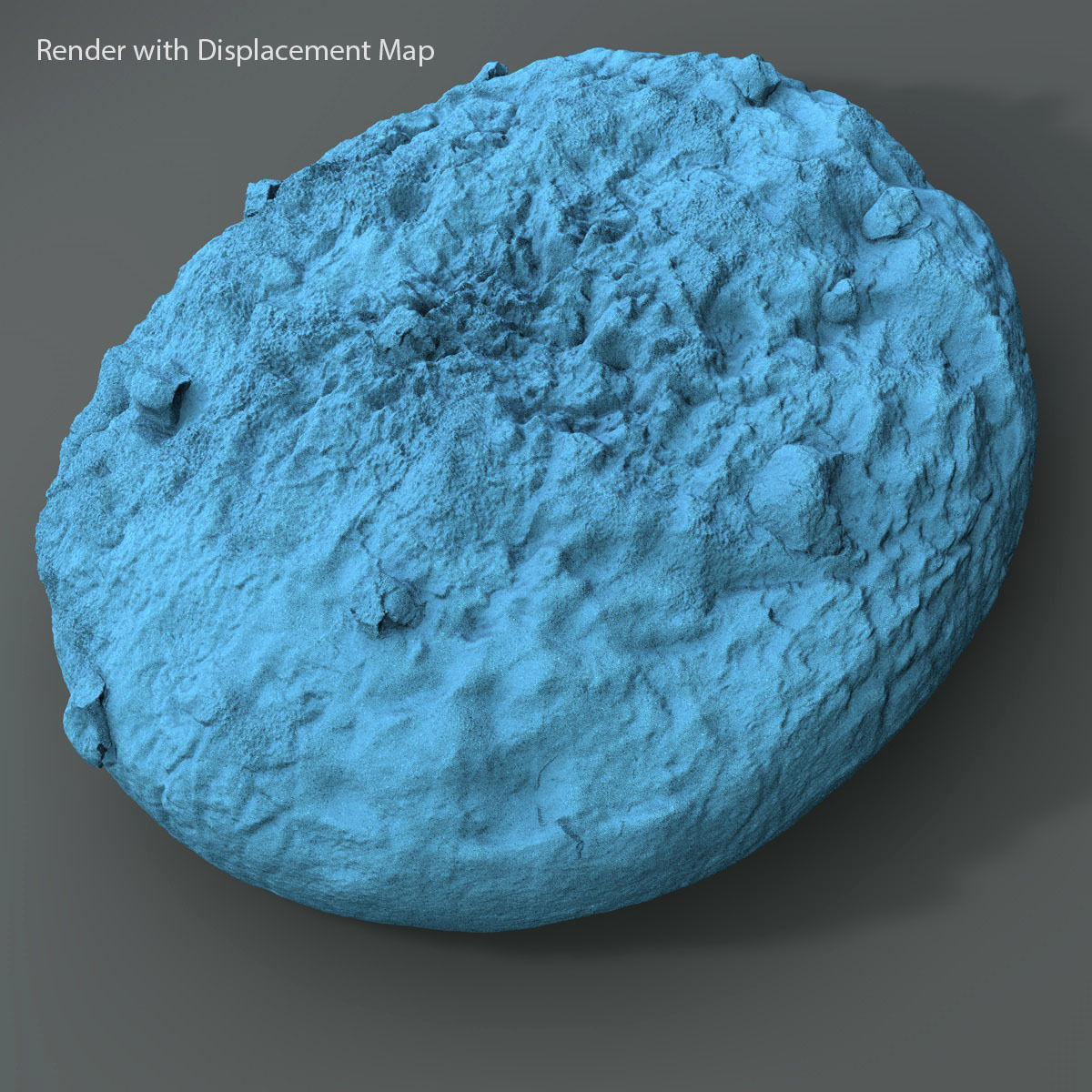 Realistic Cookie chocolate chip 3D model_7