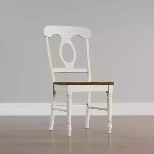 Home Palmer Linen and Bronze Dining Chair Brown