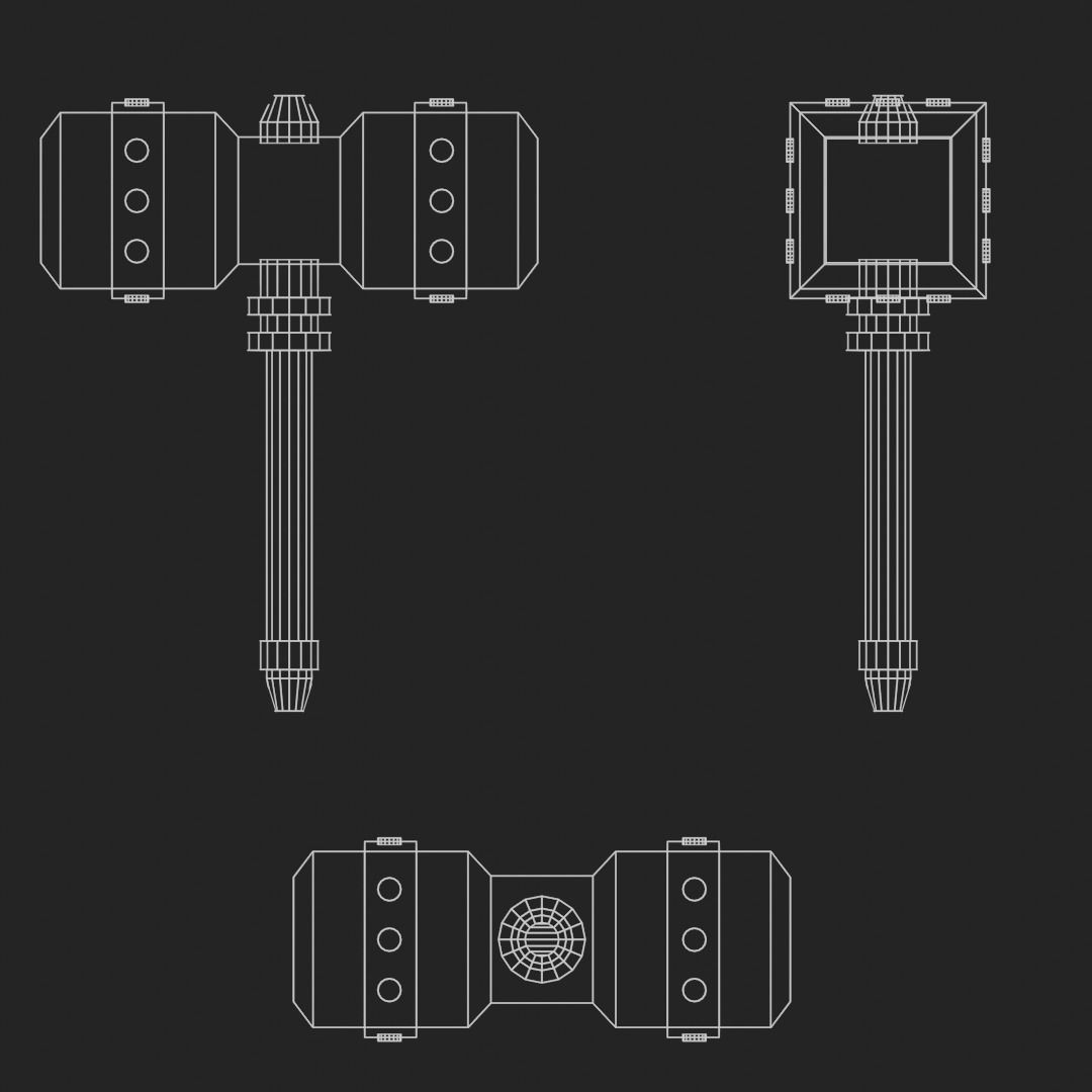 Smash it - game ready asset Low-poly 3D model_2