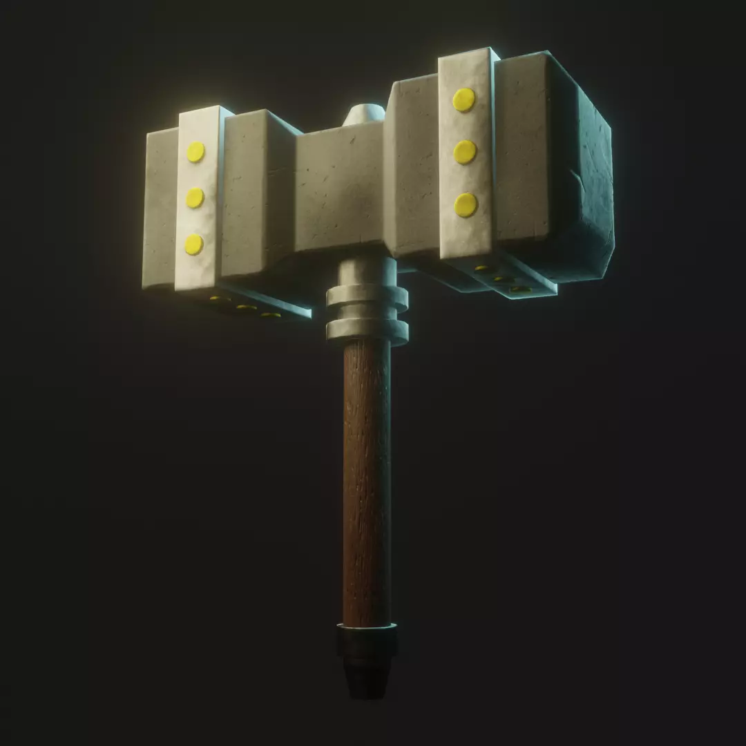 Smash it - game ready asset Low-poly 3D model_0