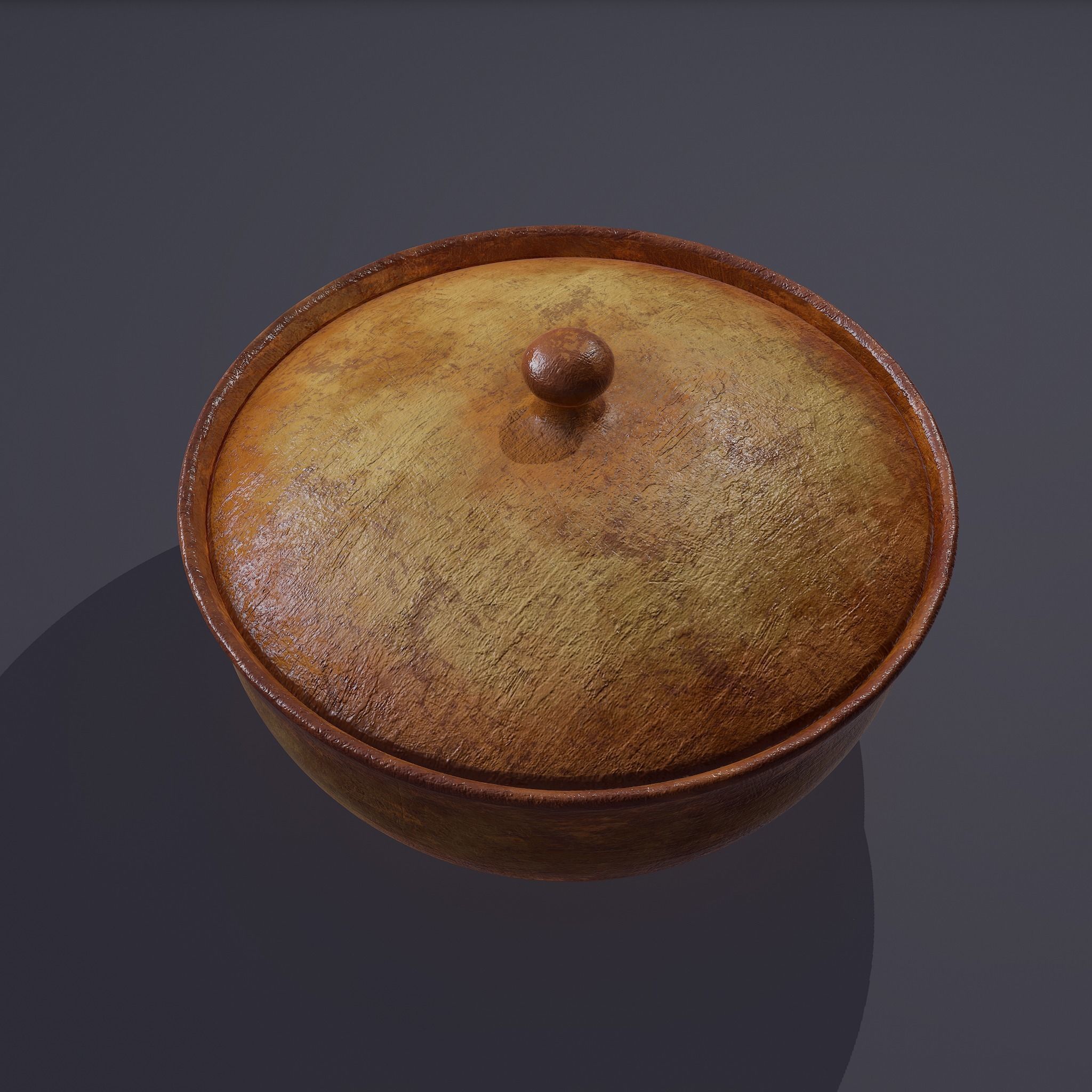 Ancient Terracotta Pottery Set 3D Model Collection_24