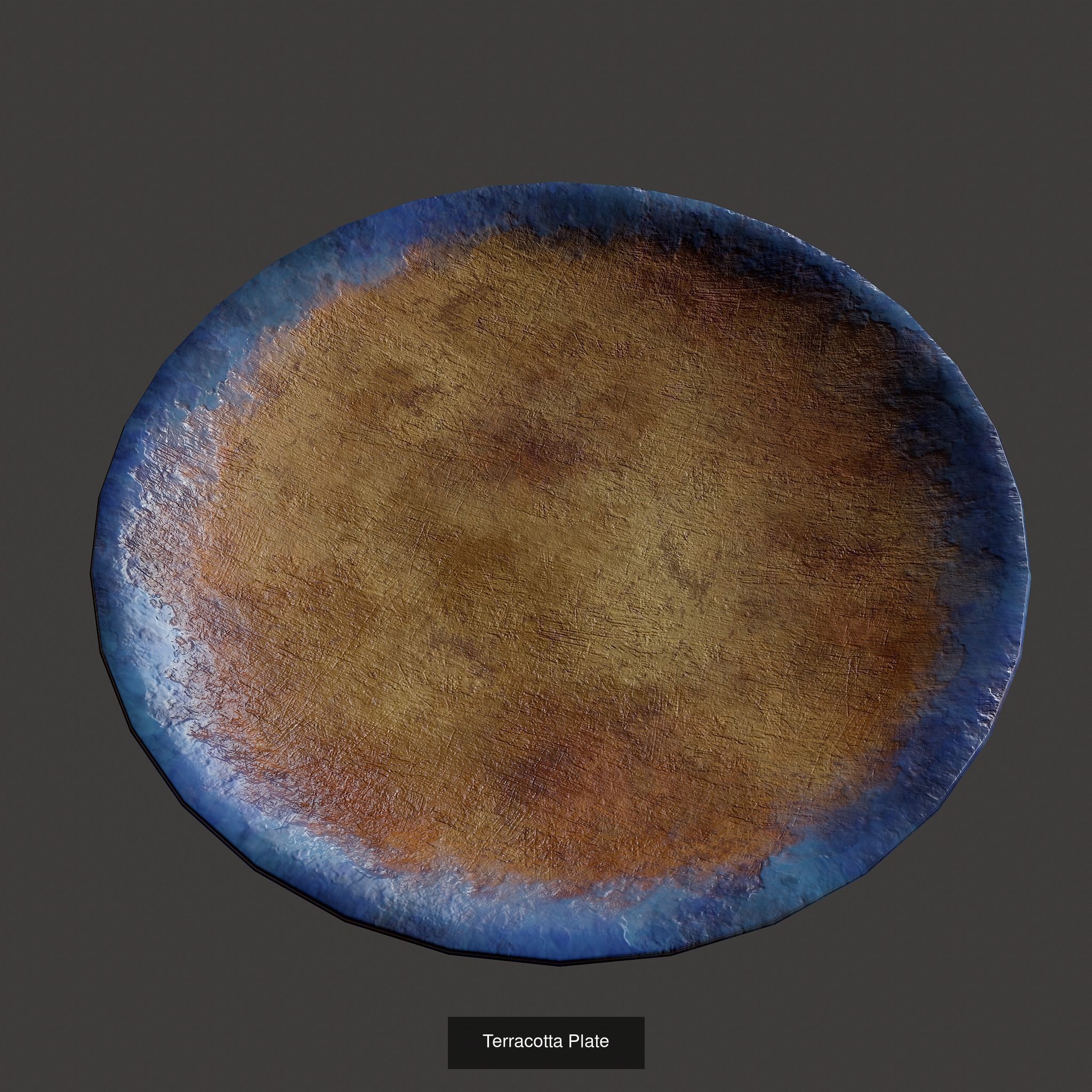 Ancient Terracotta Pottery Set 3D Model Collection_16