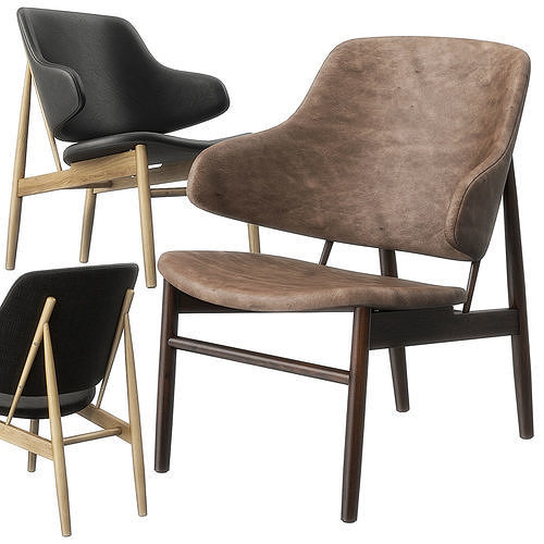 Shiraz lounger armchair 3D model