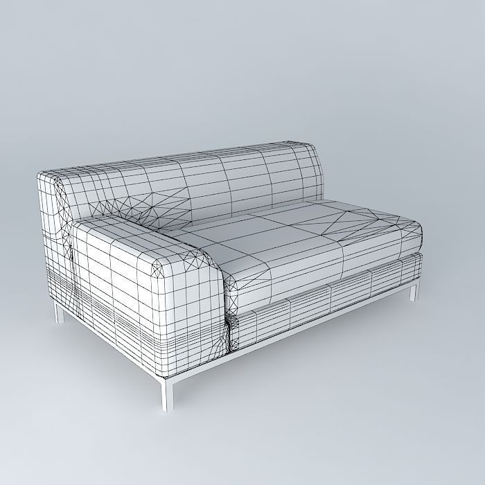 Kramfors Two seat sofa 3D model_3