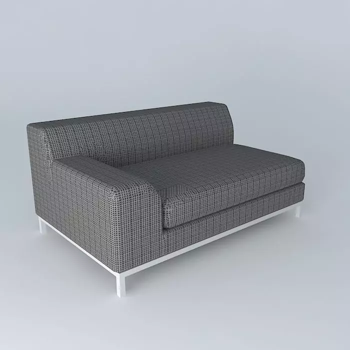 Kramfors Two seat sofa 3D model_0