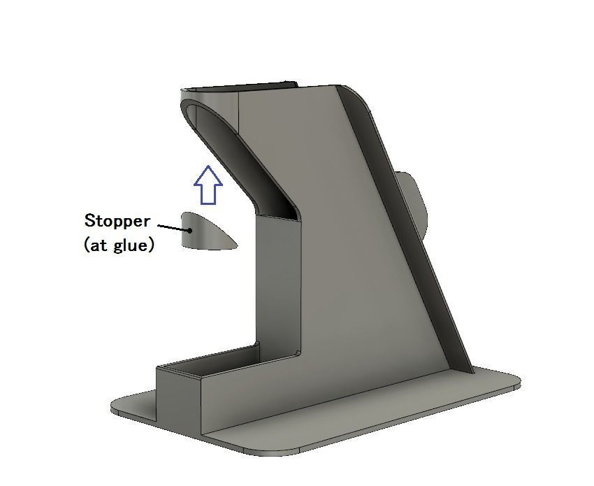 Airbrush Stand 3D print model_2