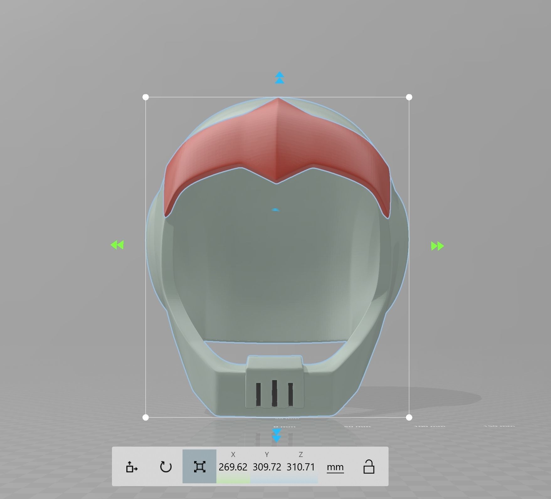 Gundam Zeon MS driver Helmet 3D print model_5
