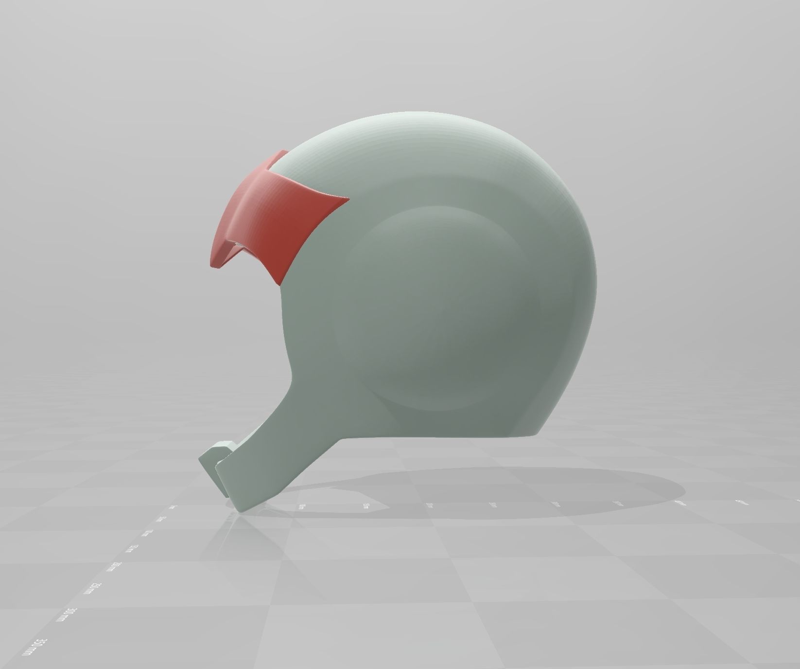 Gundam Zeon MS driver Helmet 3D print model_3