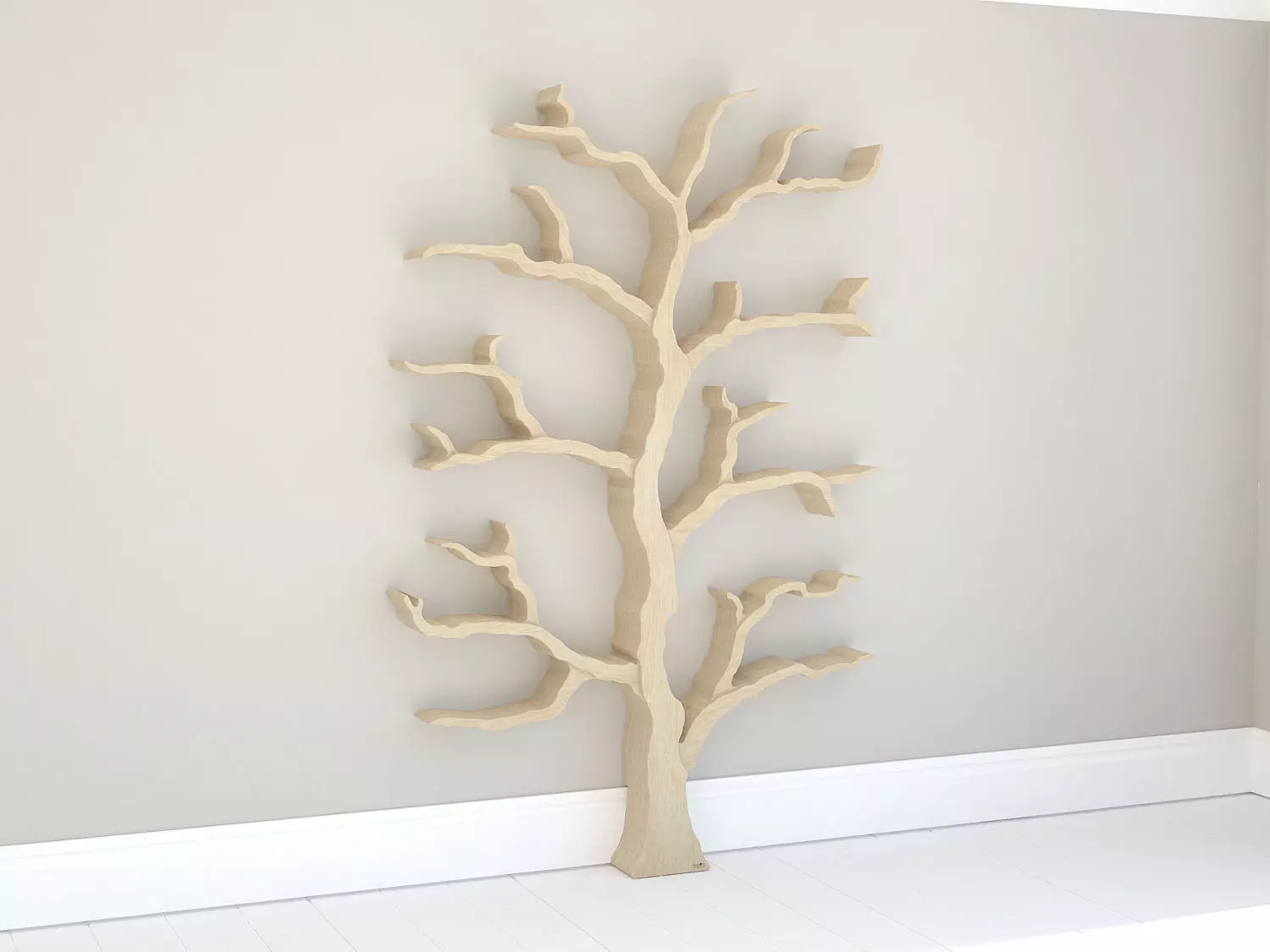 The Cotswold Elm Tree Shelf 3D model_0