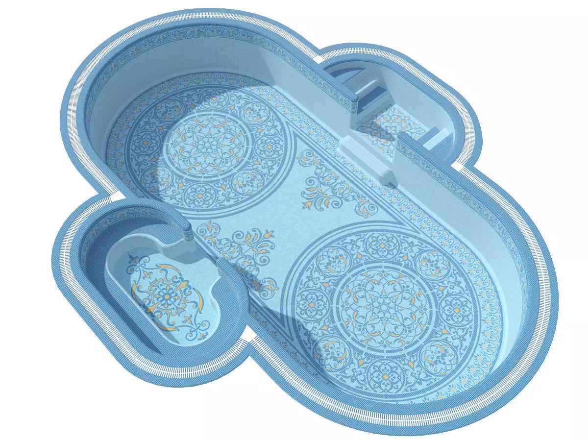 Swimming pool 04 3D model_0