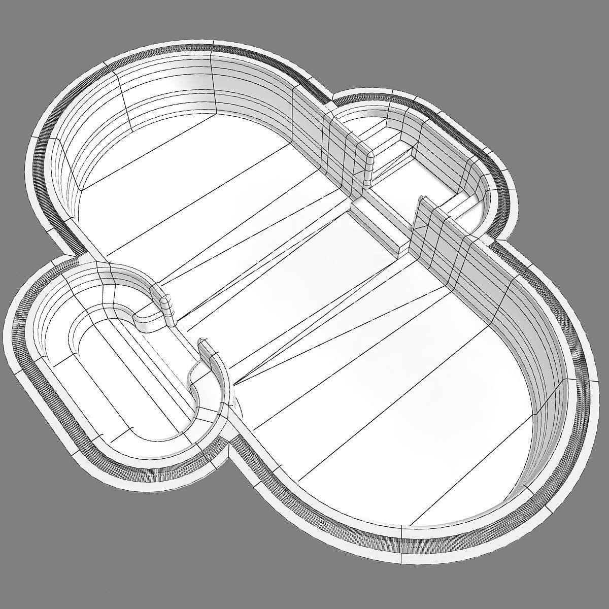 Swimming pool 04 3D model_10