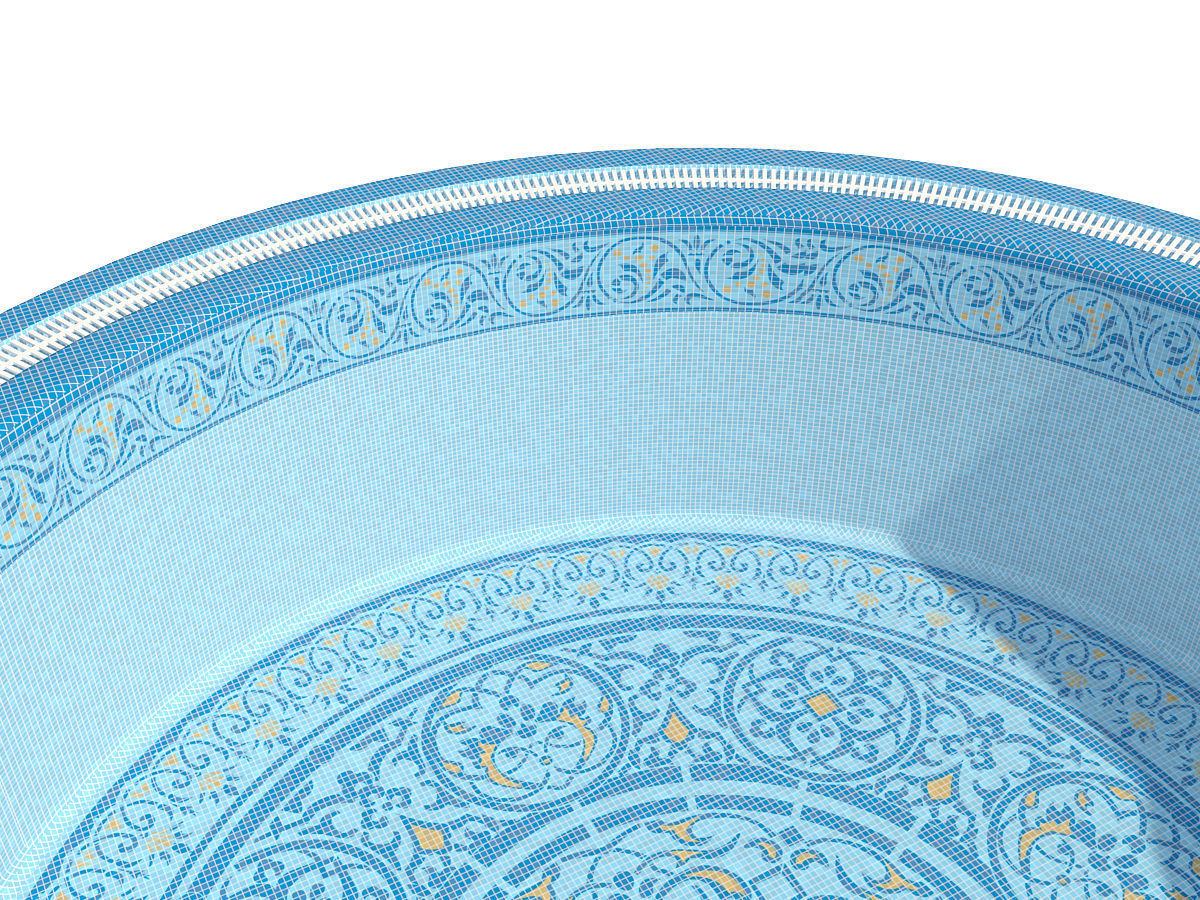 Swimming pool 04 3D model_5