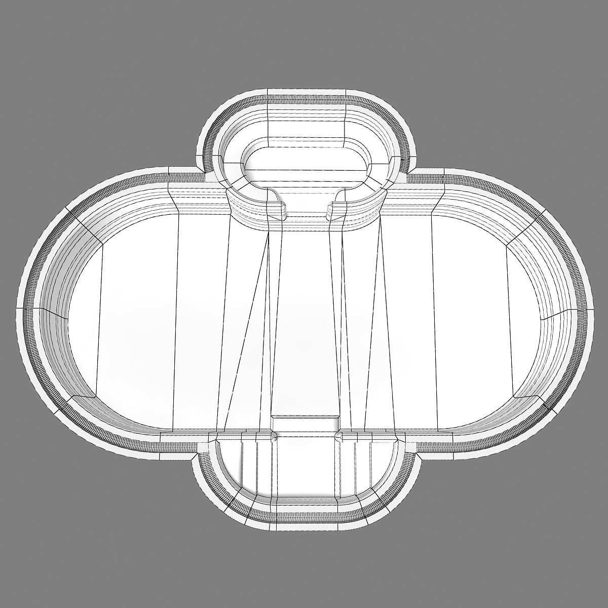Swimming pool 04 3D model_13