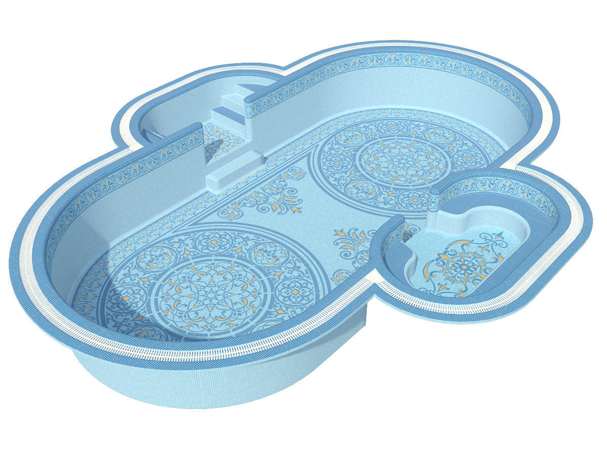 Swimming pool 04 3D model_6