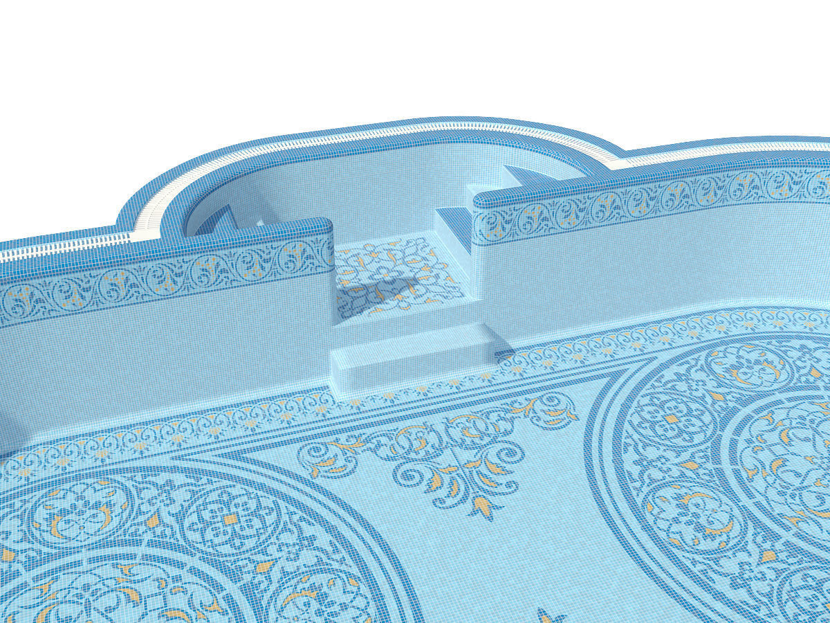 Swimming pool 04 3D model_3