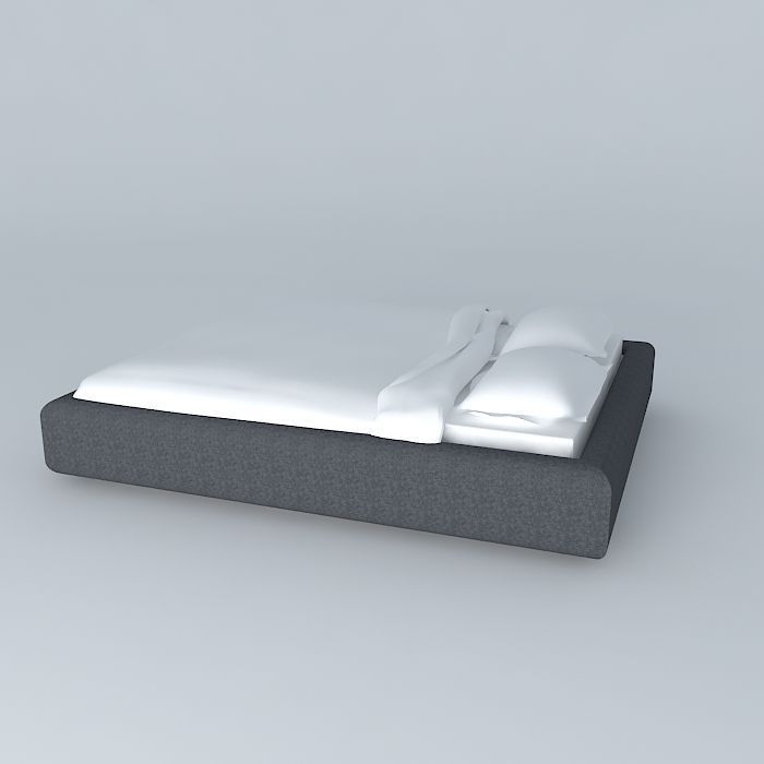 Grimen bed 3D model_1