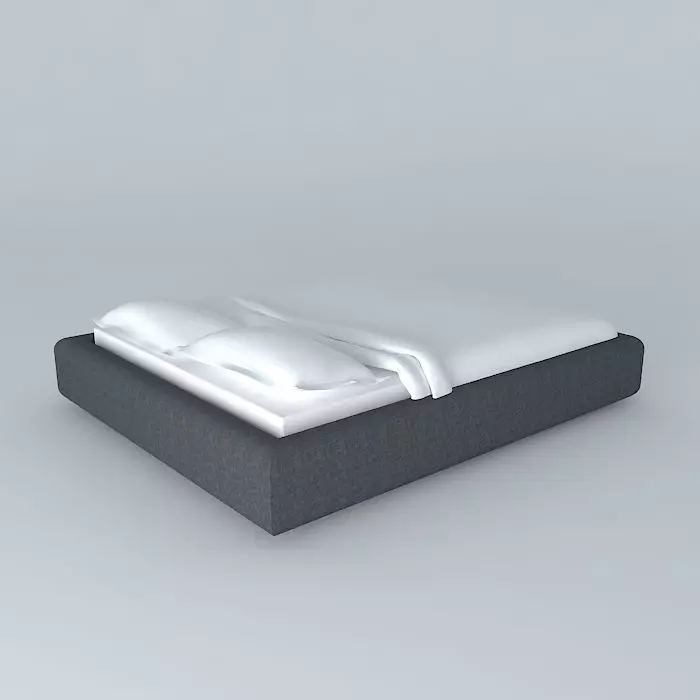 Grimen bed 3D model_0