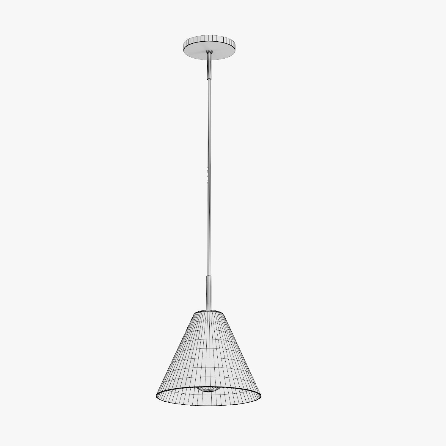 UTILITAIRE FUNNEL SHADE PENDANT 3D model_5