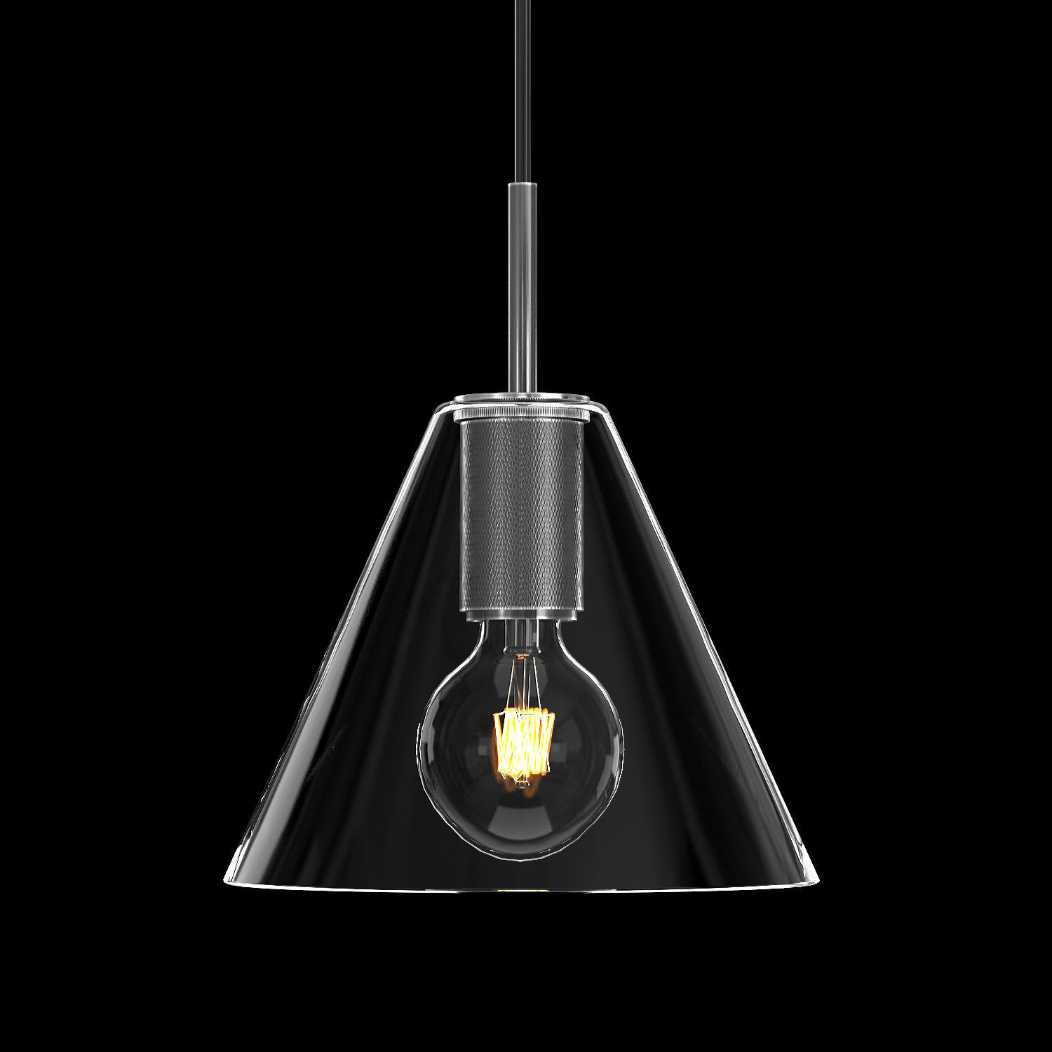 UTILITAIRE FUNNEL SHADE PENDANT 3D model_3