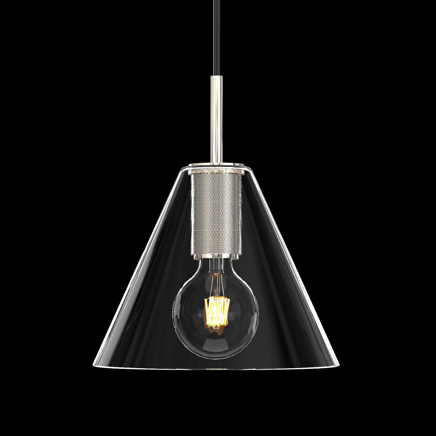 UTILITAIRE FUNNEL SHADE PENDANT 3D model_1
