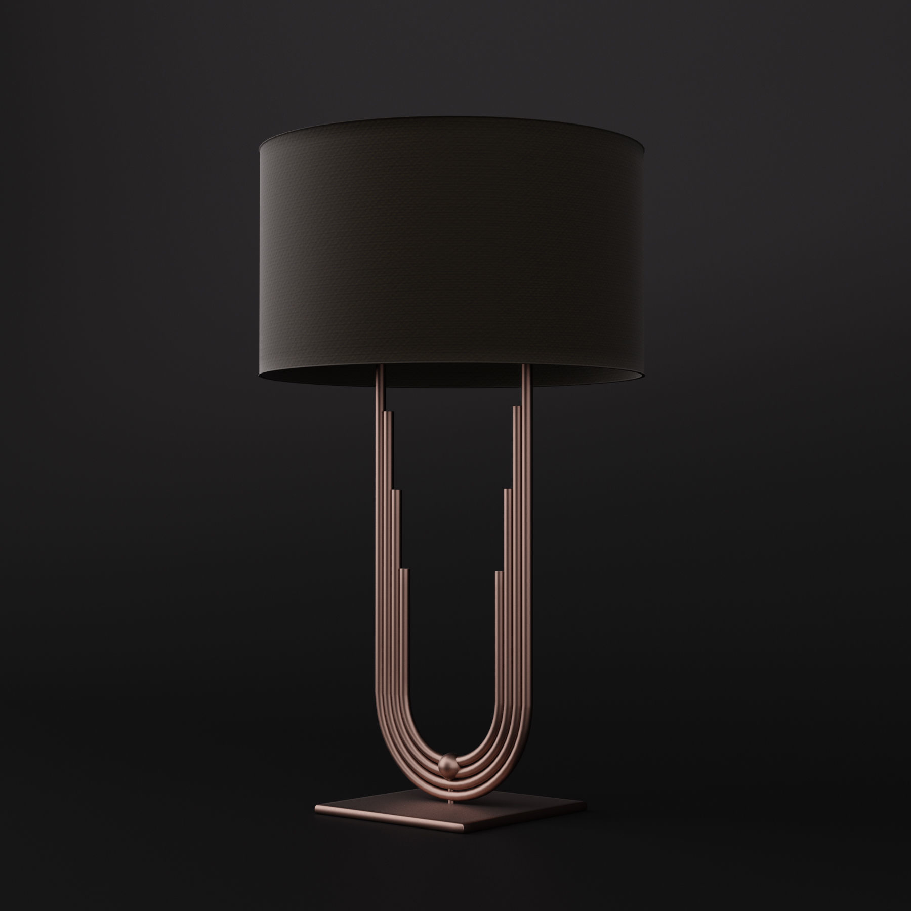 Lamp art deco 3D model_11