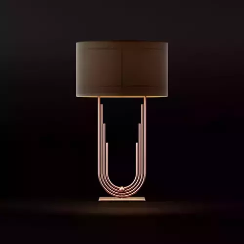 Lamp art deco 3D model