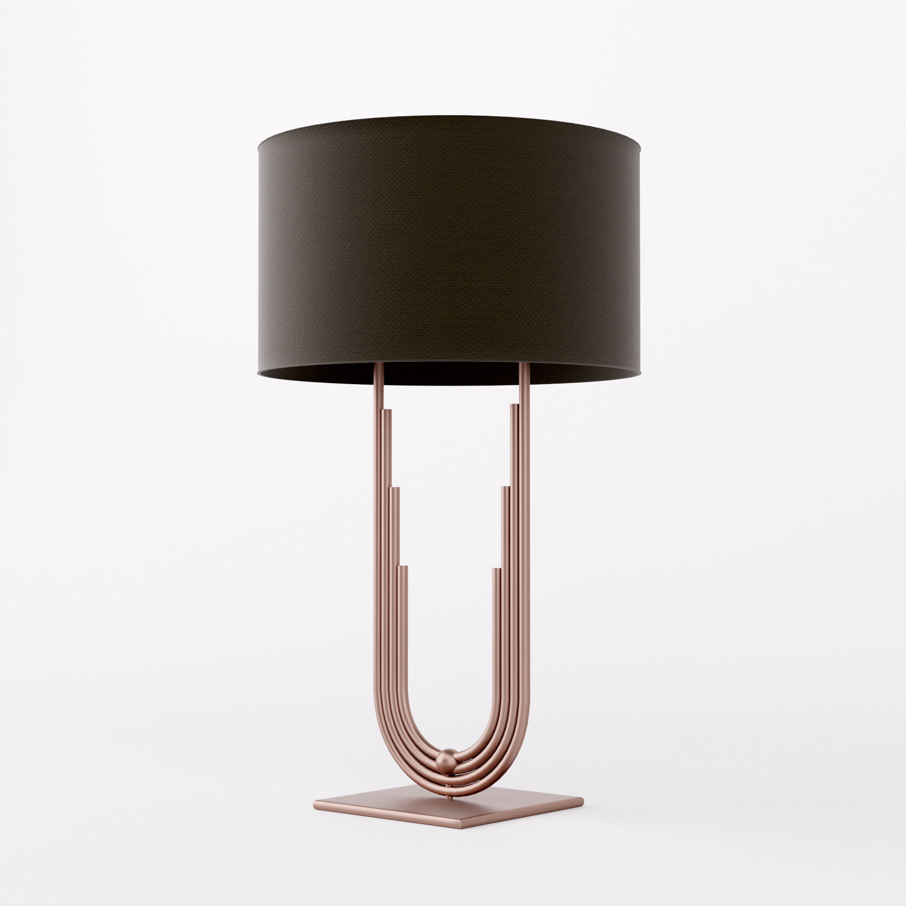 Lamp art deco 3D model_9