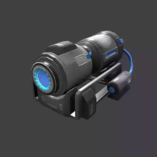 Low-poly PBR Sci-fi Generator