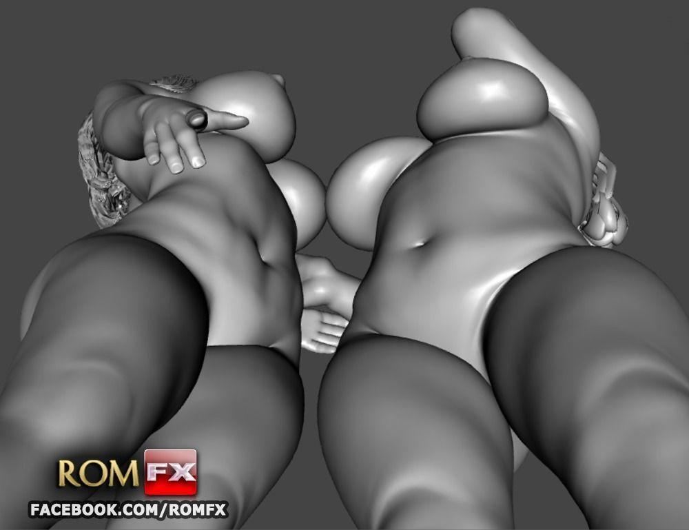 Angelina Castro and Sara Jay Double Pack 3D Figures Printables 3D print model_16