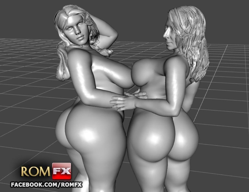 Angelina Castro and Sara Jay Double Pack 3D Figures Printables 3D print model_9