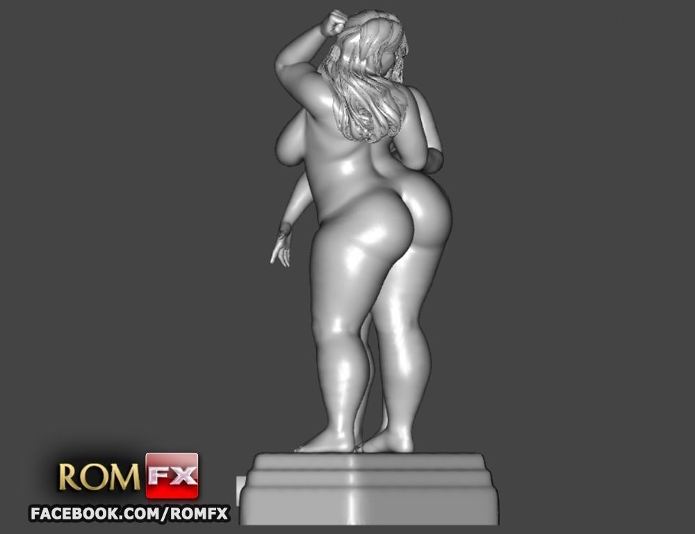 Angelina Castro and Sara Jay Double Pack 3D Figures Printables 3D print model_5