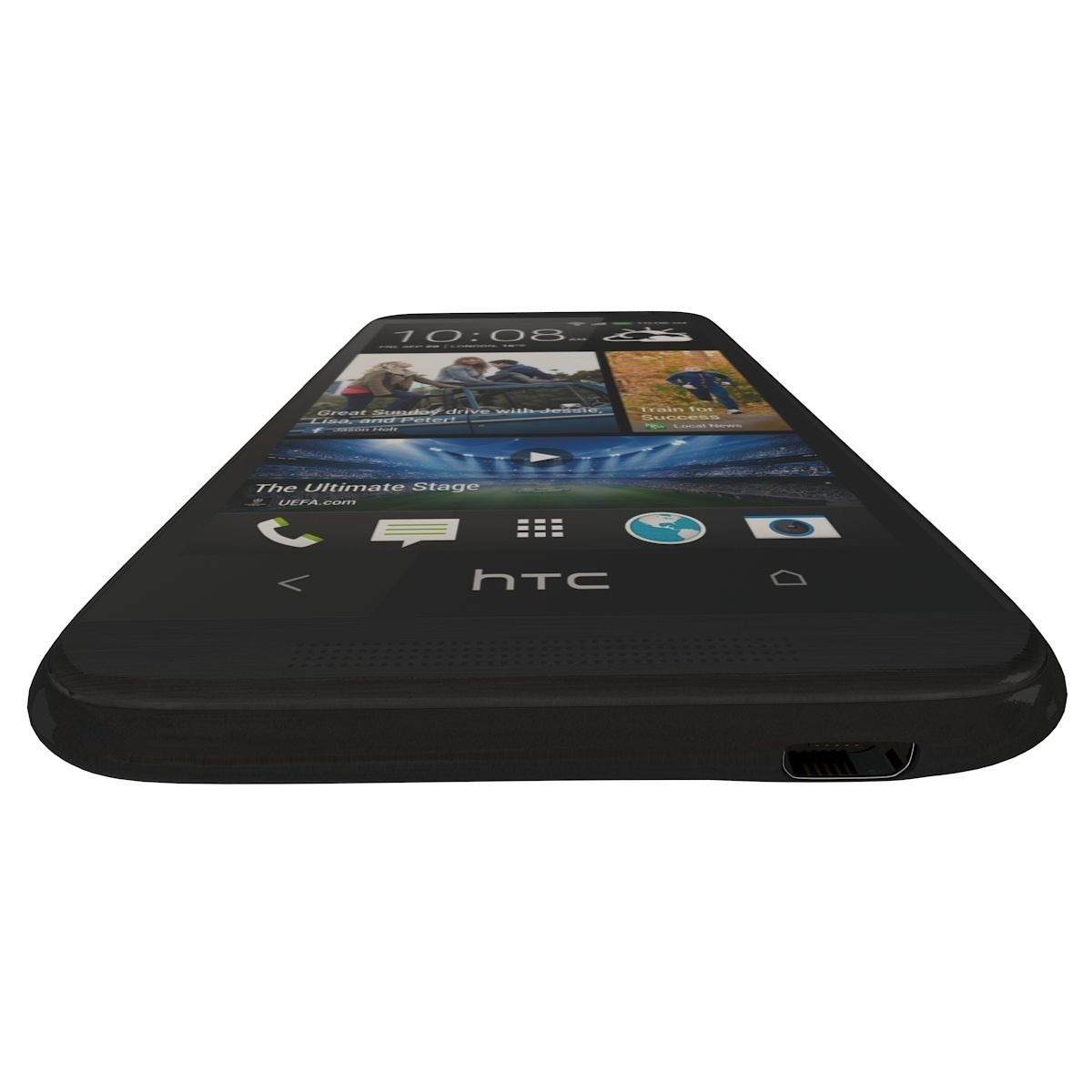 Htc Desire 601 Black 3D model_6