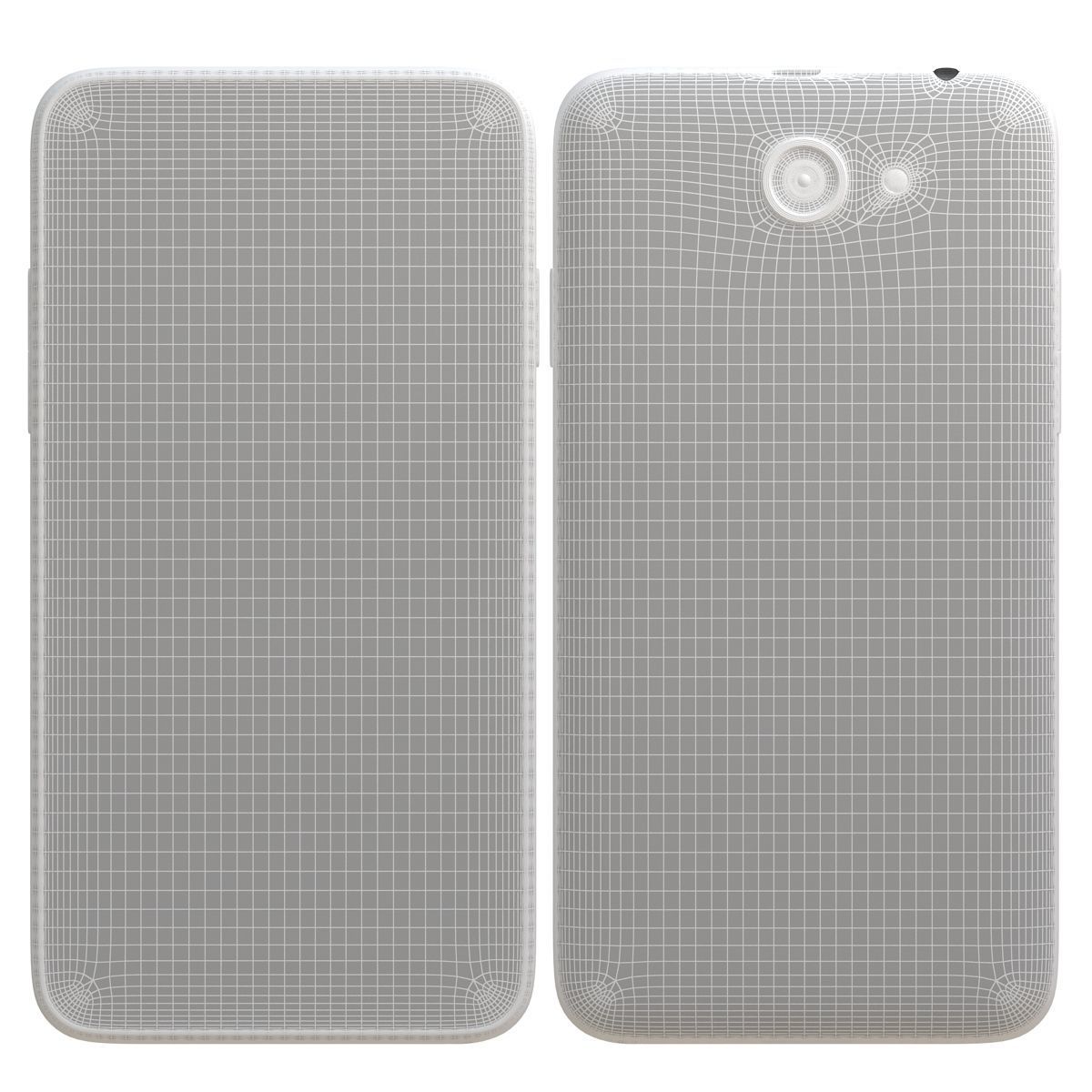 HTC Desire 516 White 3D model_9