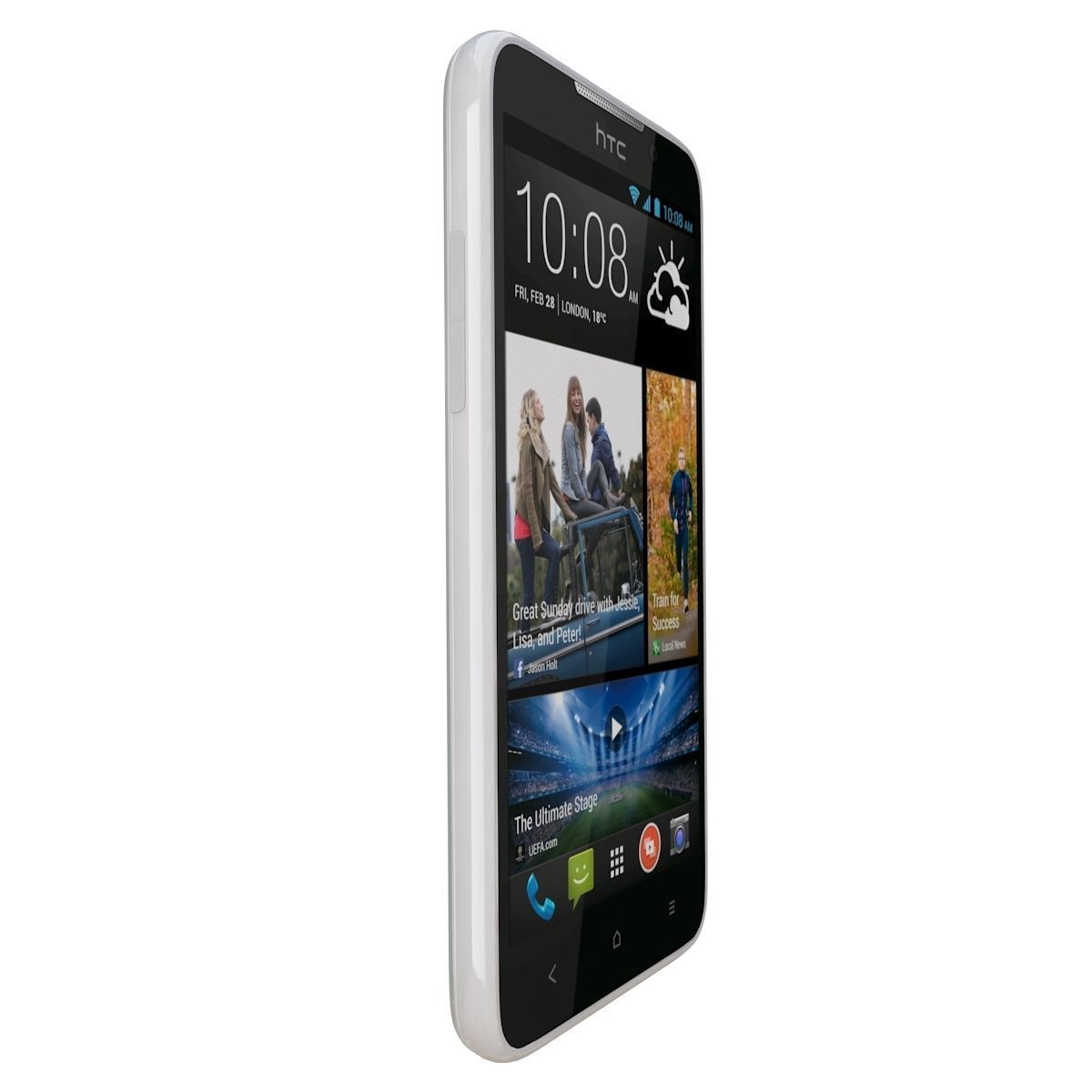 HTC Desire 516 White 3D model_5