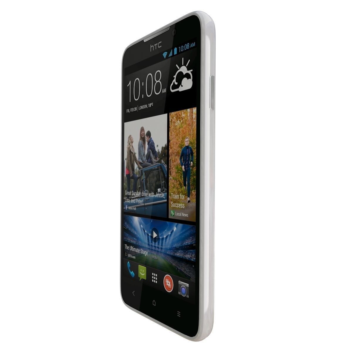 HTC Desire 516 White 3D model_4