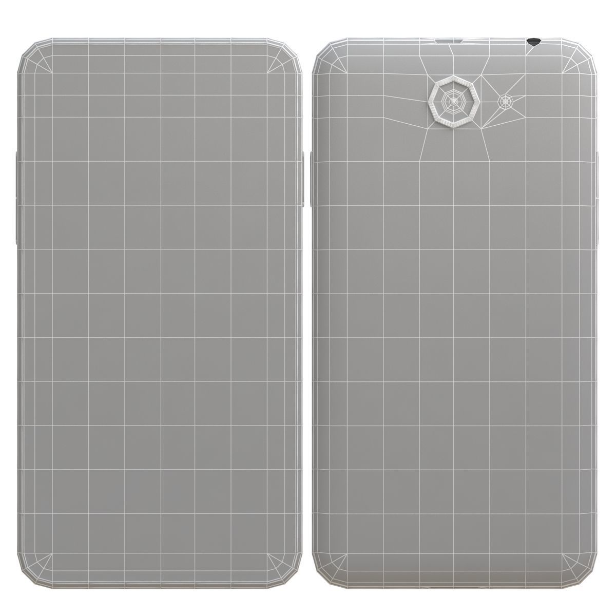HTC Desire 516 White 3D model_10