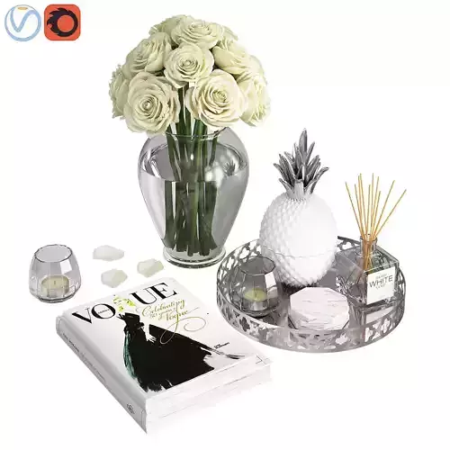Silver Coffee Table Decor 