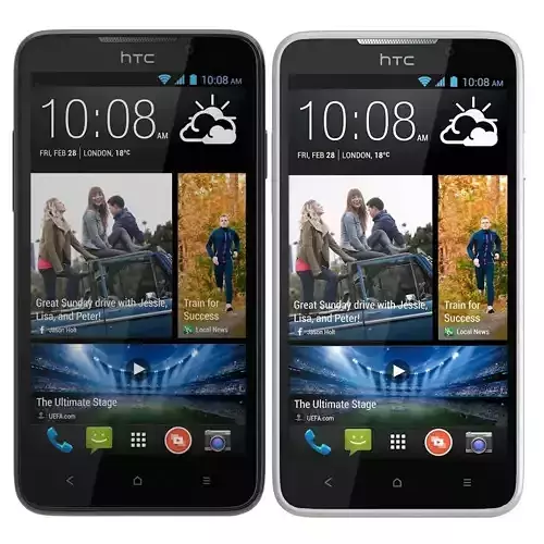 HTC Desire 516 All Color 3D model