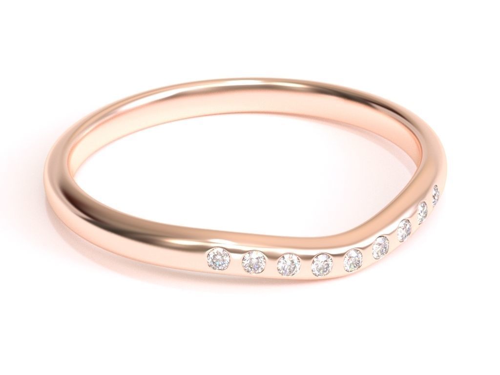 Elsa Peretti wedding band ring2 3D print model_5